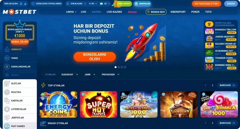 Recenzja witryny kasyna Mostbet Polska 2026: Przegląd automatów, kasyna na żywo, Aviatora i gier wideo online Recenzja witryny kasyna Mostbet Polska 2026: Przegląd automatów, kasyna na żywo, Aviatora i gier wideo online